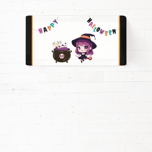 Halloween/heks/herfst/oktober Spandoek (Insitu)