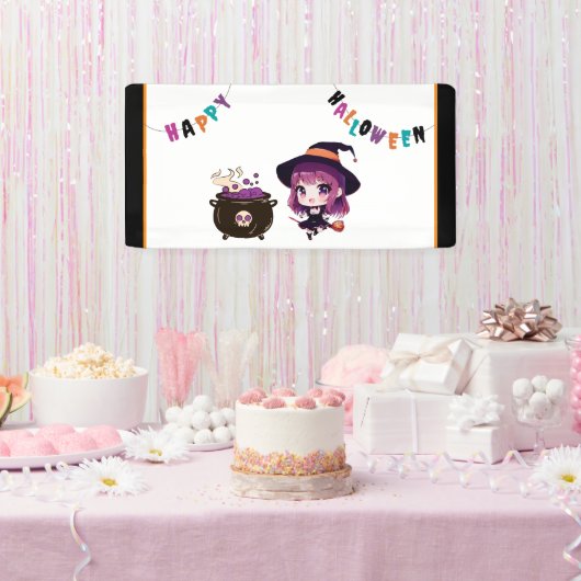 Halloween/heks/herfst/oktober Spandoek (Feest)
