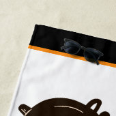 Halloween/heks/herfst/oktober Strandlaken (In situ)