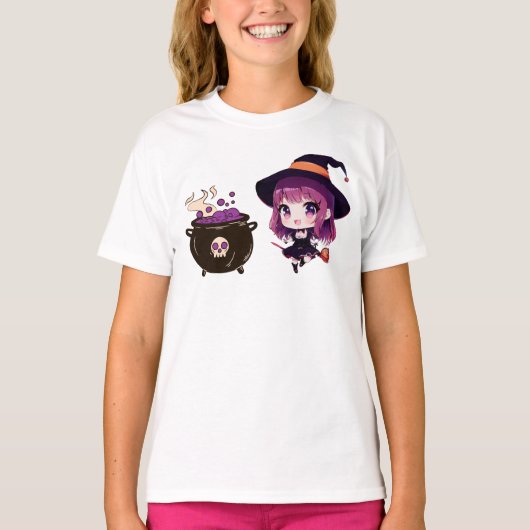 Halloween/heks/herfst/oktober T-shirt (Voorkant)