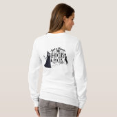 Halloween heks hocus pocus ontwerp t-shirt (Achterkant volledig)