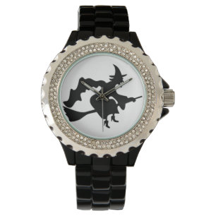 Halloween Heks horloge