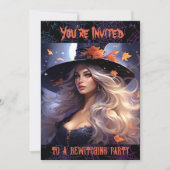 Halloween Heks Kaart (Voorkant)
