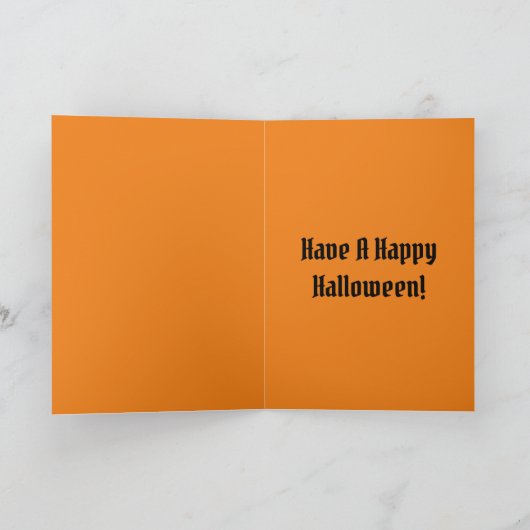  Halloween-heks Kaart (Binnen)