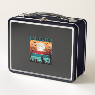 Halloween Heks Kat Spinnenweb Maan Kerkhof_1_1