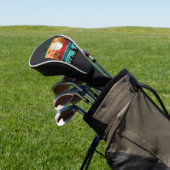 Halloween Heks Kat Spinnenweb Maan Kerkhof_1_1 Golfheadcover (Insitu)