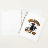 Halloween Heks Kat Vintage Gravure Design_1 Planner (Display)