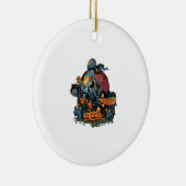 Halloween heks keramisch ornament (Rechts)