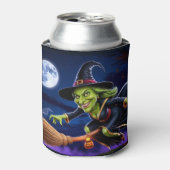 Halloween/heks Koelbox Blikjeskoeler (Blikje Voorkant)