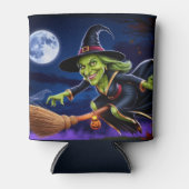 Halloween/heks Koelbox Blikjeskoeler (Voorkant)