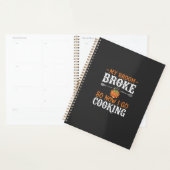 Halloween Heks Kookbezem Gebroken Ontwerp_1 Planner (Display)