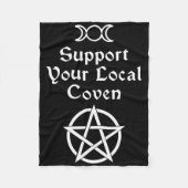 Halloween Heks Kostuum Mannen Vrouwen Fleece Deken (Voorkant)