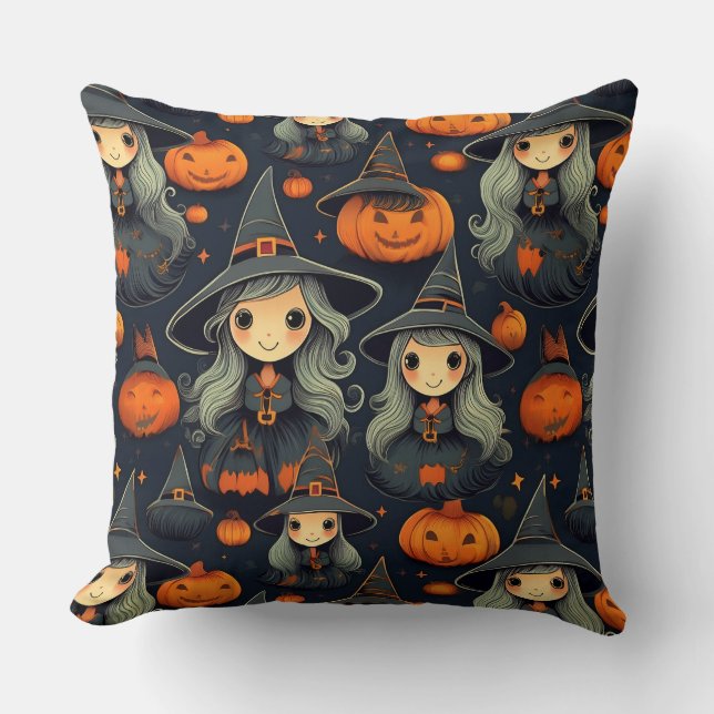 Halloween heks kussen (Voorkant)