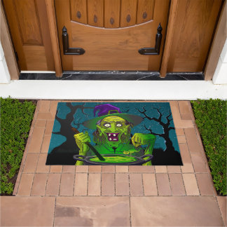 Halloween Heks Lekkere Pad Soep Deurmat
