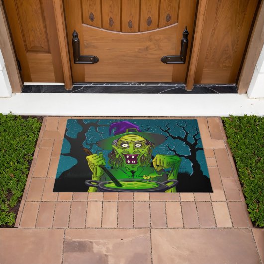 Halloween Heks Lekkere Pad Soep Deurmat (Buiten)