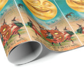  Halloween-heks-maanfeest Cadeaupapier (Rol Hoek)