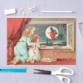  Halloween heks met bezemsteel Tissuepapier (Craft)