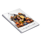 Halloween Heks met citaat Notitieboek (Rechterzijde)