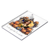 Halloween Heks met citaat Notitieboek (Linkerzijde)