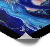 Halloween heks met vlinders door Renee Lavoie Poster (Hoek)