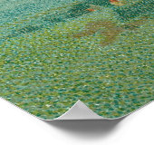  Halloween heks met zwarte kat Poster (Hoek)