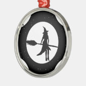 halloween heks metalen ornament (Links)