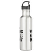 Halloween heks moderne vrouwen schrik waterfles  (Voorkant)