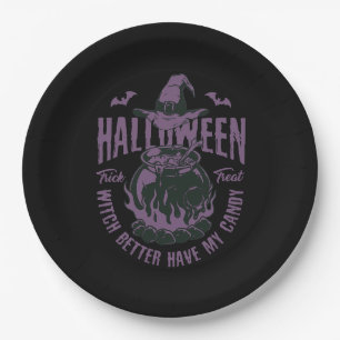 Halloween “Heks Moet Mijn Snoep Hebben” Papieren B Bordje
