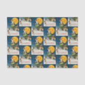 Halloween heks moon betegeld partijweefsel Tissuepapier (Voorkant)