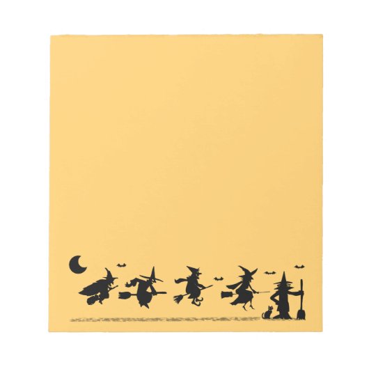 Halloween heks notitieblok (Voorkant)