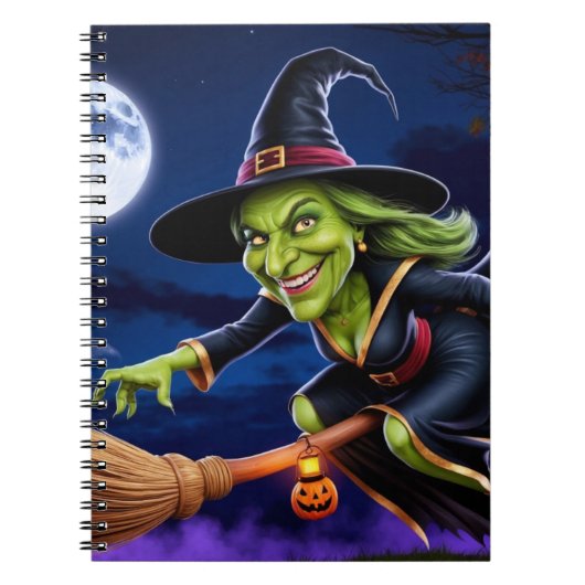 Halloween/heks Notitieboek (Voorkant)