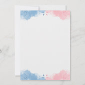 Halloween heks of tovenaar Geslacht onthullen Kaart (Achterkant)