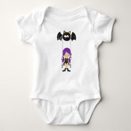 Halloween, heks on a Swing, Bat, Trick or treat Romper