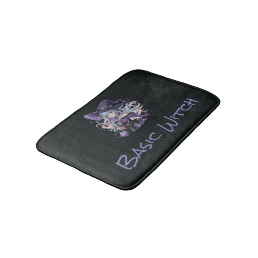 Halloween/Heks/paarse Badmat (Gekanteld)