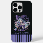 Halloween/Heks/paarse Case-Mate iPhone Case (Achterkant)