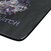 Halloween/Heks/paarse Snijplank (Hoek)