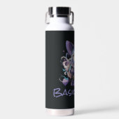 Halloween/Heks/paarse Waterfles (Voorkant)