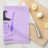 Halloween Heks Pet Keuken Handdoek (Quarter Fold)