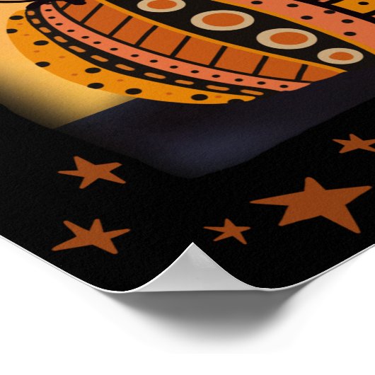 Halloween Heks Pet Leuke Schoenen Inspirivity Post Poster (Hoek)