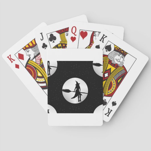 halloween heks pokerkaarten (Achterkant)