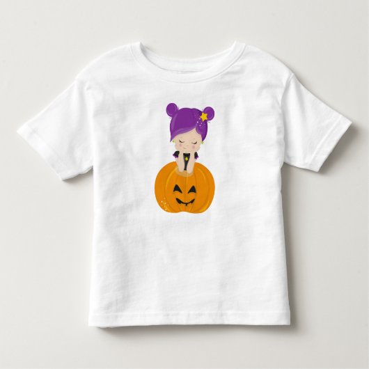 Halloween, heks, pompoen, Boo, Trick or treat Kinder Shirts (Voorkant)