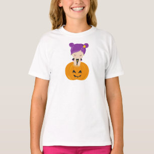 Halloween, heks, pompoen, Boo, Trick or treat T-shirt