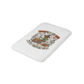 Halloween Heks Pompoen Patch Humor Badmat (Gekanteld)