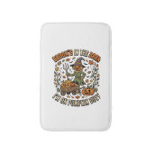 Halloween Heks Pompoen Patch Humor Badmat (Voorkant Verticaal)