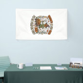 Halloween Heks Pompoen Patch Humor Spandoek (Beurs)