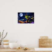 Halloween/heks Poster (Keuken)