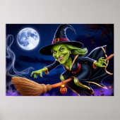 Halloween/heks Poster (Voorkant)