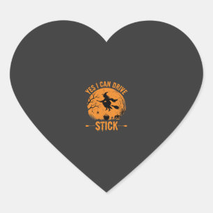 Halloween Heks Rij Stick Grafisch_1 Hart Sticker