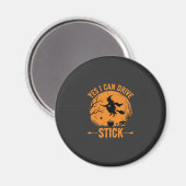 Halloween Heks Rij Stick Grafisch_1 Magneet (Voorkant / Achterkant)