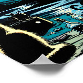  Halloween heks roeren een ketel Poster (Hoek)